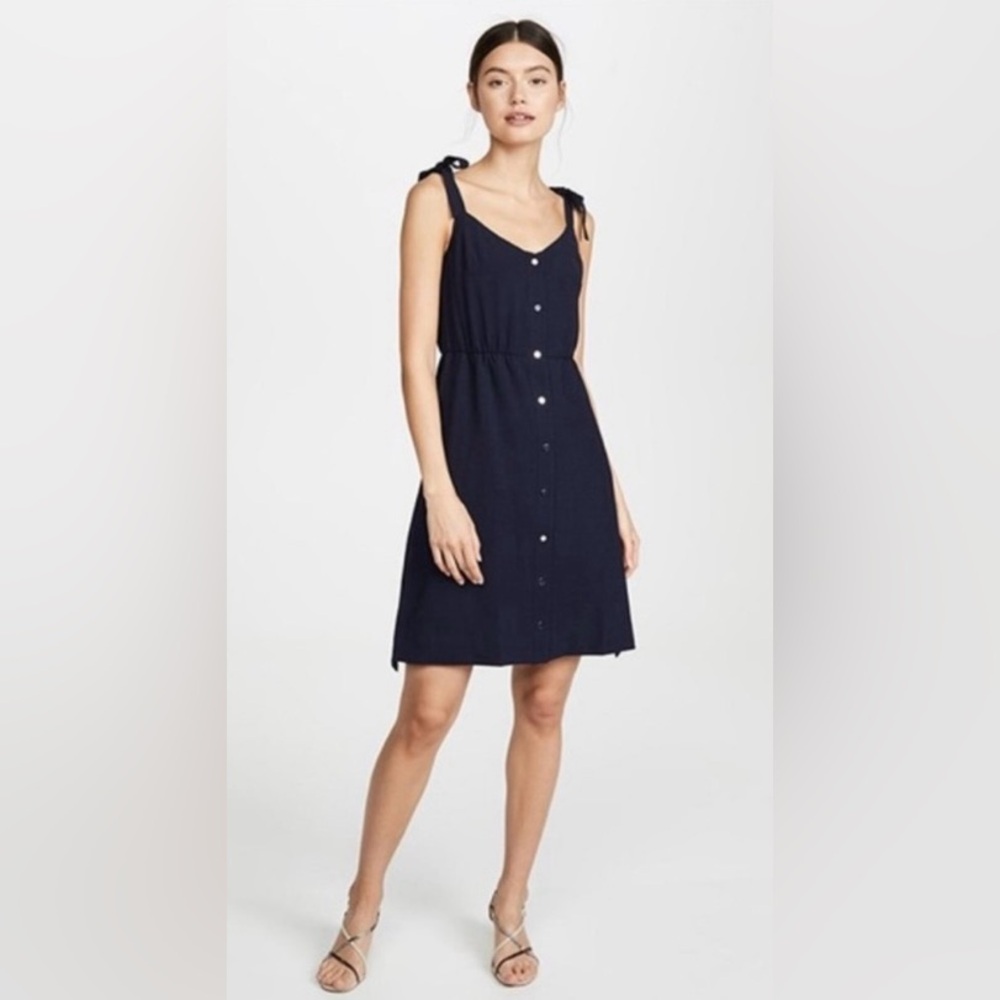AYR “The Daze”Navy Button-Front Women's Sundress